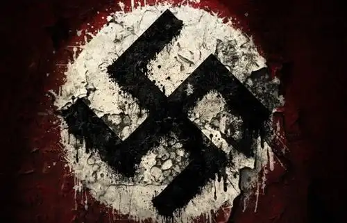 是长宽比的区别,第三帝国国旗是长方形,而纳粹党党旗是正方形这二者