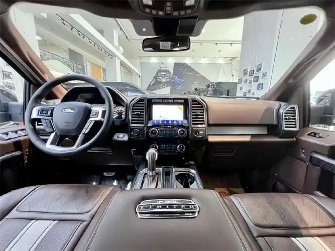 进口福特f150勇猛者高顶现车实拍棕色内饰尊享版现车实拍