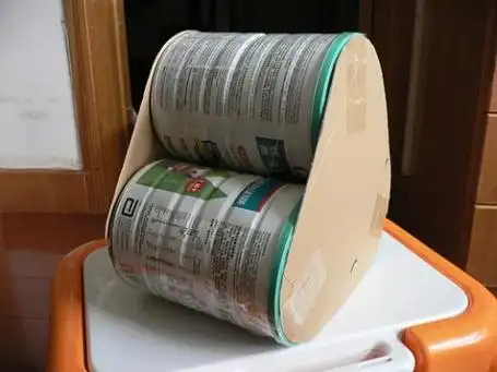 奶粉罐手工制作儿童小凳子的步骤图解教程