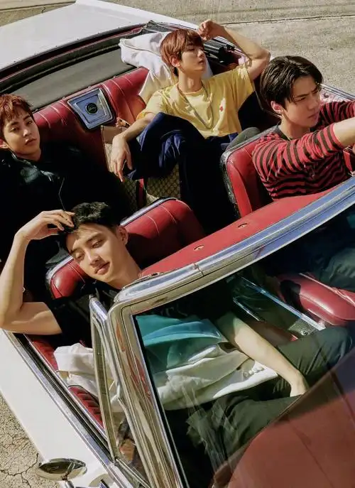 exo1stpresent夏威夷画报拍摄