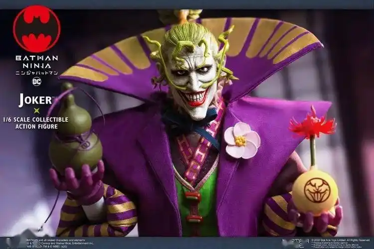 star ace toys《忍者蝙蝠侠》战国小丑 1/6 比例人偶_joker