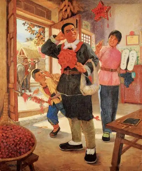 新中国不同时期通俗易懂又振奋人心的怀旧年画宣传画高清欣赏4