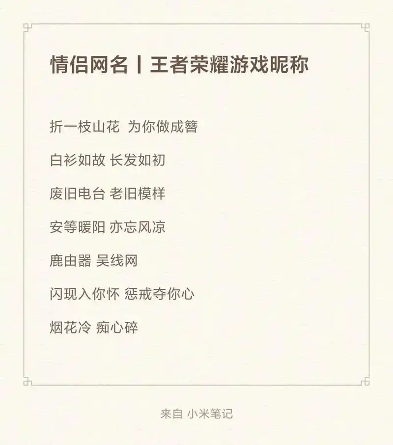 王者荣耀游戏情侣 女生 闺蜜网名分享 #游戏分享# #游戏# #情侣