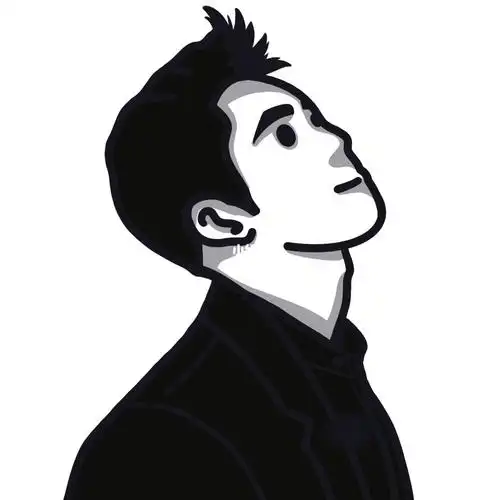 黑白简约头像约稿