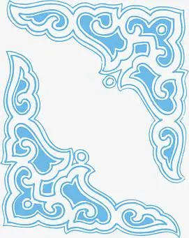 对称的创新中式花纹