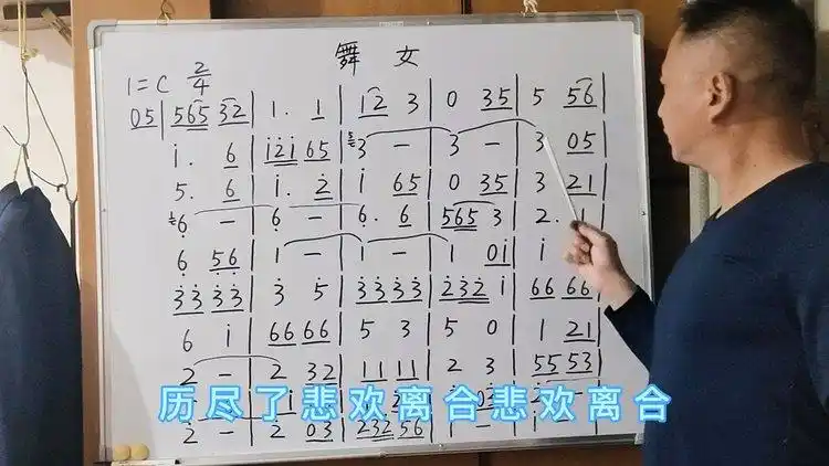 韩宝仪 演唱的一首《舞女》简谱视唱教学