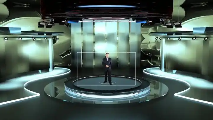 新闻类虚拟背景场景素材