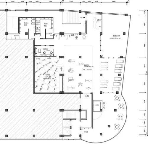 健身房平面求指点