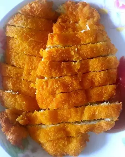 我是小丢丢做的香酥炸鸡排