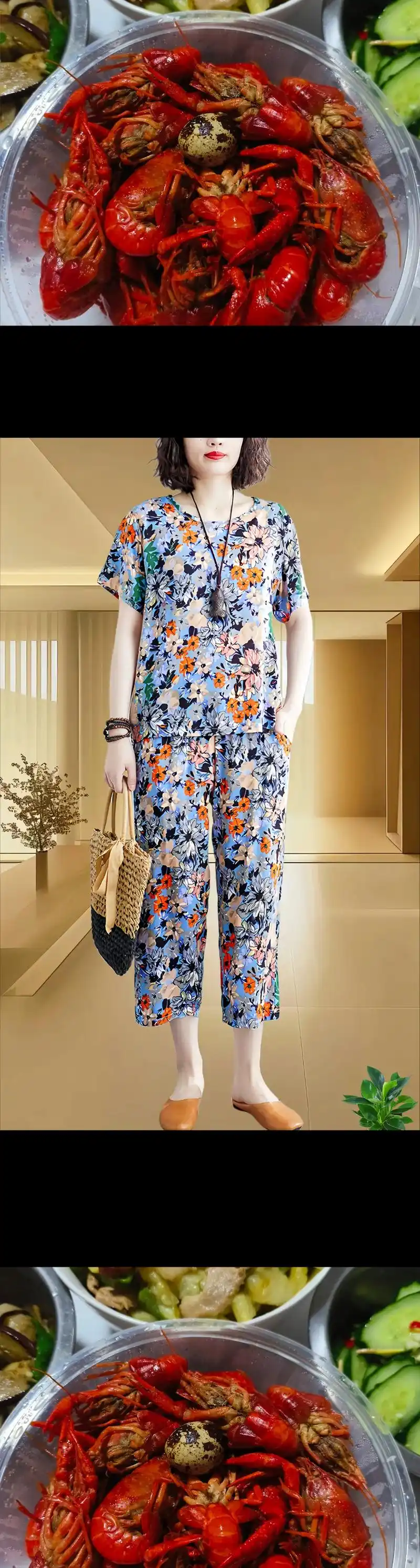 夏季薄款时尚棉绸套装闪耀登场