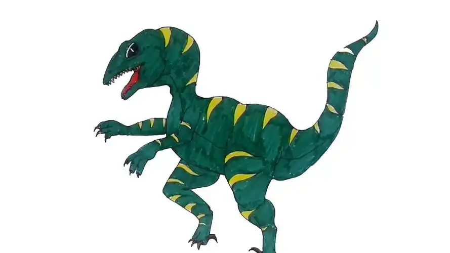 简笔画特暴龙容易上手