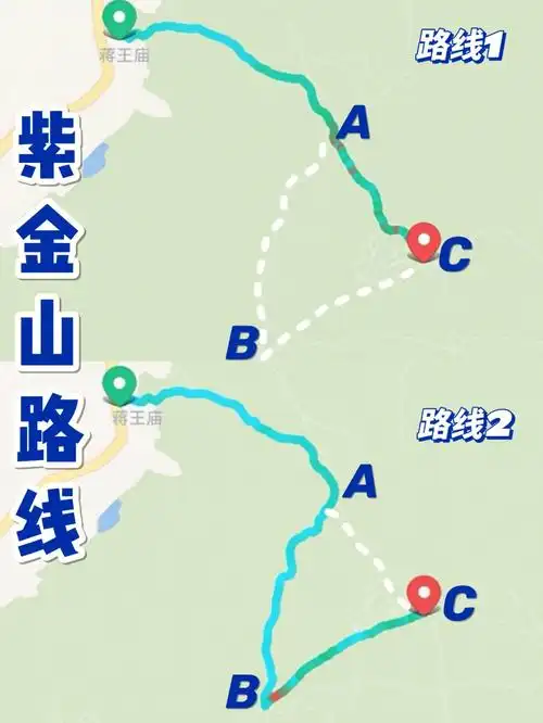 紫金山路线推荐6015一分钟看懂地图90