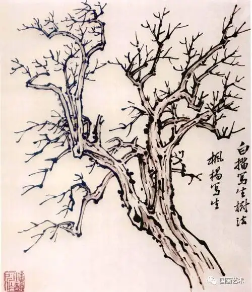 潘韵山水课徒画稿选页分享(第一辑)