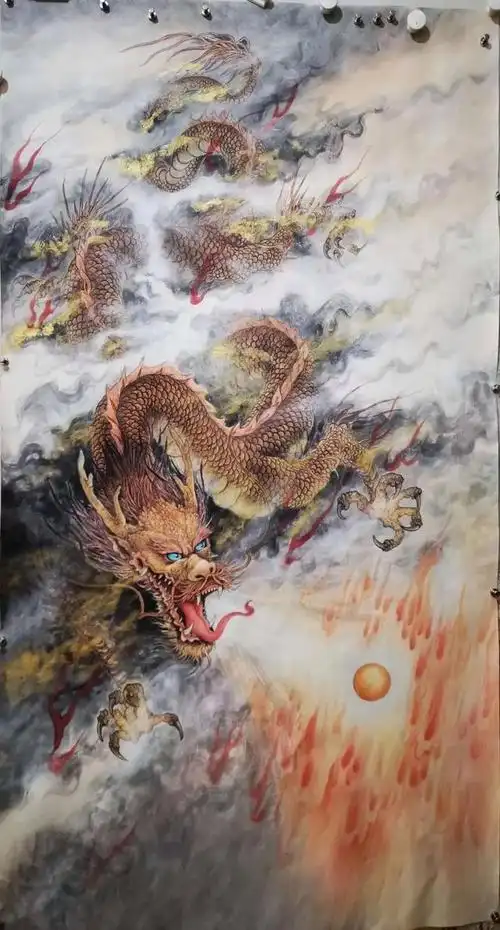 陈恋岗 国画 龙 欣赏!喜欢的收藏关注