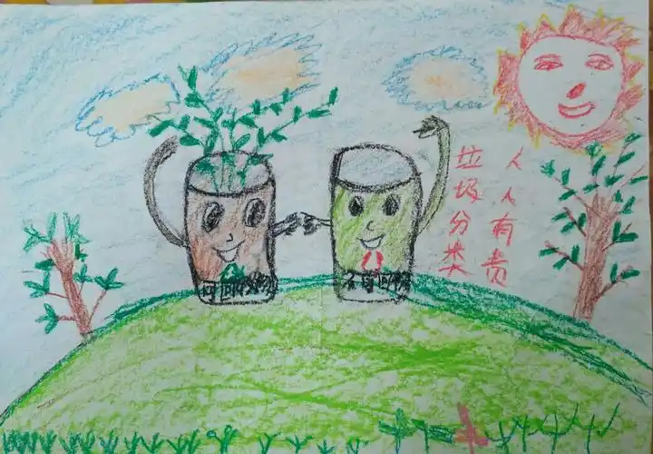 "寻找环保小天使"儿童绘画大赛,初选作品,欢迎你来投票!