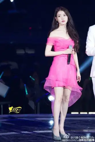 请问李智恩iu在15年sbs歌谣大赛中穿的粉色裙子是什么牌子的?