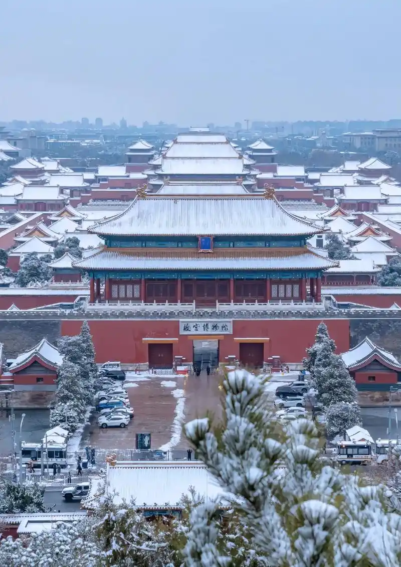北京暴雪后的故宫,请您欣赏.如果您觉得看图片不过瘾, 来北京 - 抖音