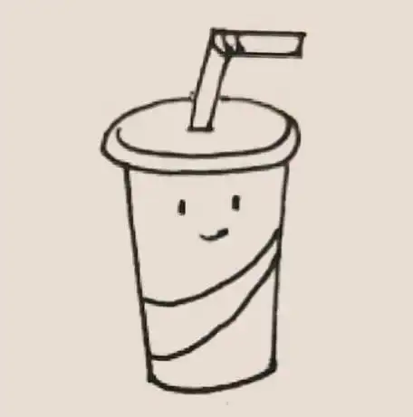 百事可乐儿童简笔画