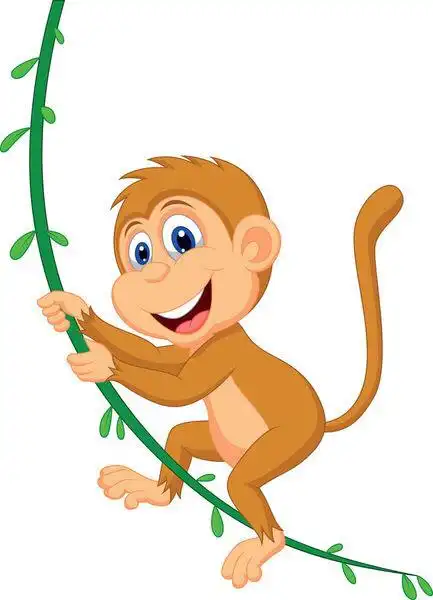 猴子的尾巴长.