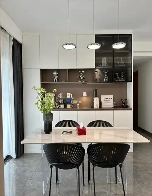 学邻居做的餐边柜,竟然成为我家最好用的地方,全家都夸我有远见