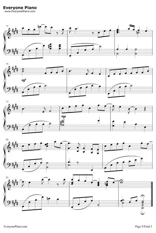 浮生未歇-hita和音频怪物五线谱预览5