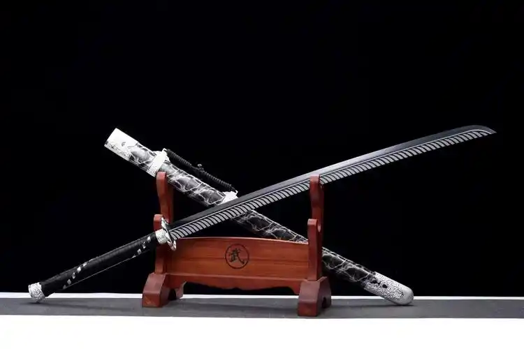 龙泉刀剑宝剑绣春刀一体高锰钢发黑唐横刀冷兵器收藏冷兵器未开刃