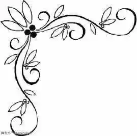 黑白画手抄报边框(画手抄报的方形边框)(5)