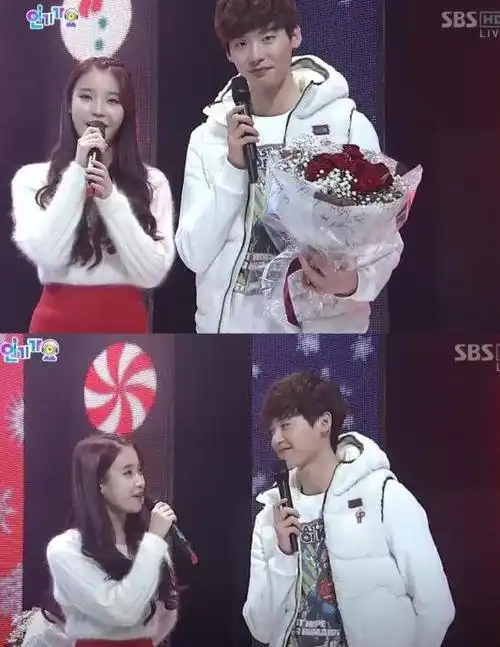 李钟硕现身iu演唱会,依旧是低调恩爱的一对小情侣……|李钟硕|iu|演唱