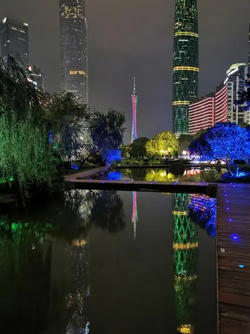 珠江新城的晚上