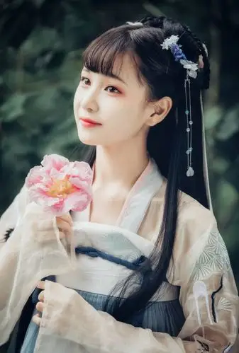 汉服女古装仙女裙齐胸襦裙古装汉服夏装日常改良古风清新淡雅唐装