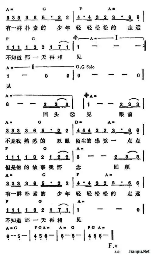 歌曲大地的简谱歌谱下载