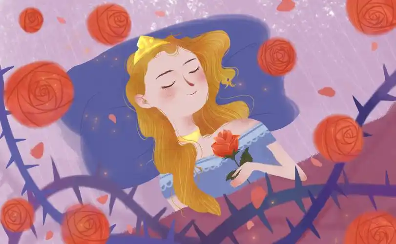 睡美人|插画|儿童插画|stelladxx - 原创作品 - 站酷 (zcool)