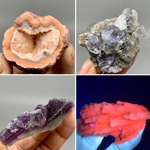 多品种崇合矿物天然矿石原石矿物晶体摆件石头标本收藏地质教学