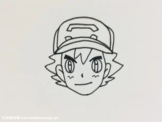 小智简笔画步骤