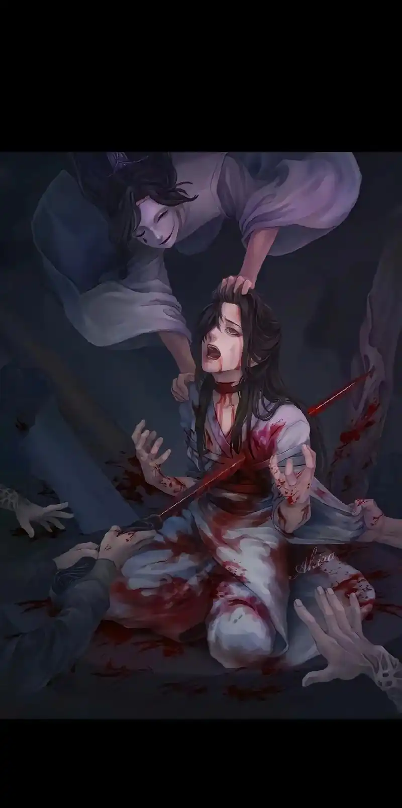 这一波不得哭麻01#天官赐福 #花城 #虐心片段 #谢怜 - 抖音