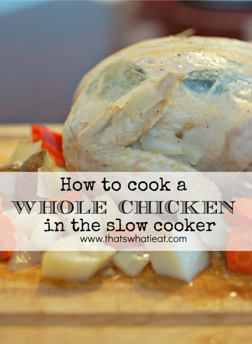 how to cook a whole chicken in the slow cooker www.