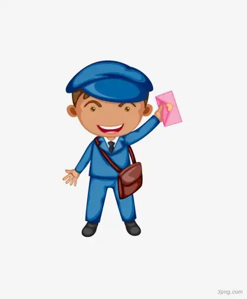 卡通职业人物png素材透明免抠图片-装饰效果