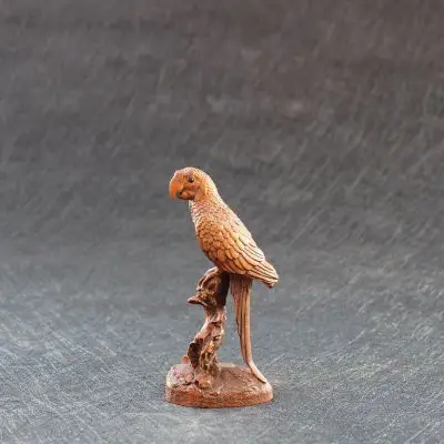 精雕收藏木雕摆件精品古玩黄杨木雕鸟家居工艺雕刻装饰品摆件