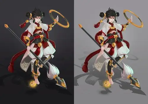 我现在已经能闭着眼睛画哪吒了 原创  -  插画  -  游戏原画 禁止匿名