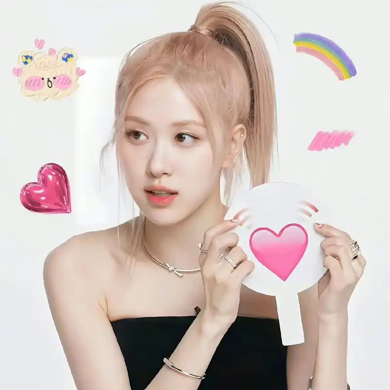 高马尾甜妹 #朴彩英 #rosé #元气少女 - 抖音