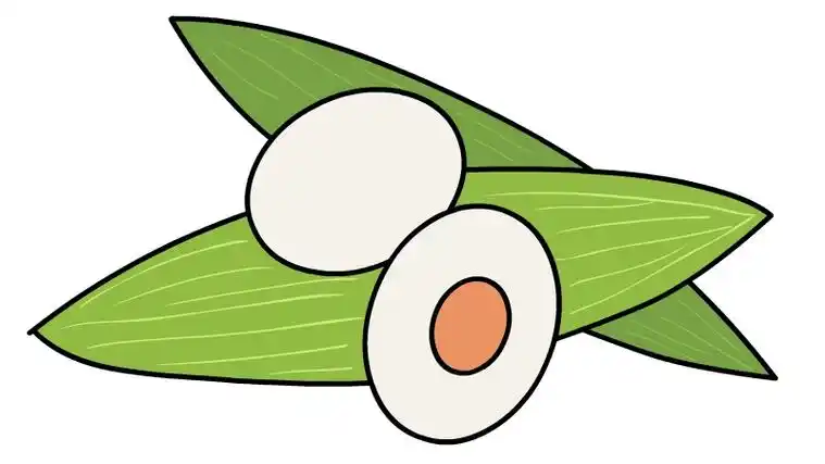 咸鸭蛋简笔画怎么画 咸鸭蛋简笔画画法