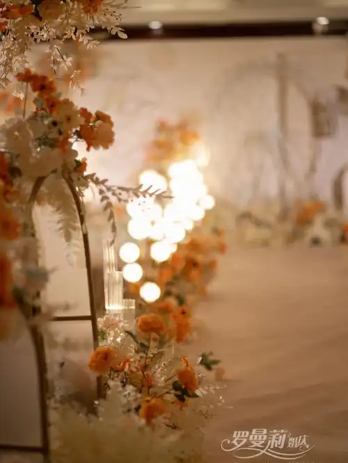 婚礼布置Ⅰ以浪漫的香槟色赋予幸福的开端
