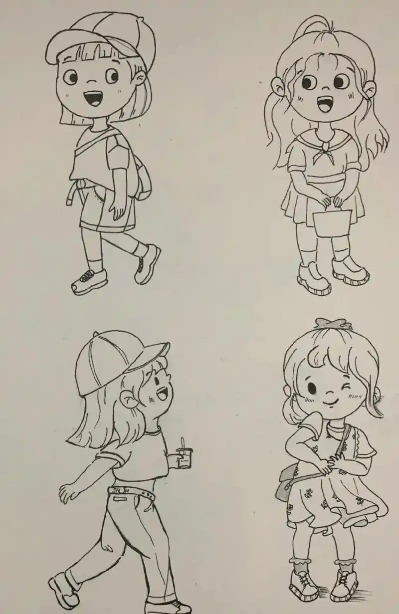 生活不会辜负每一个努力的人  简笔画 - 抖音