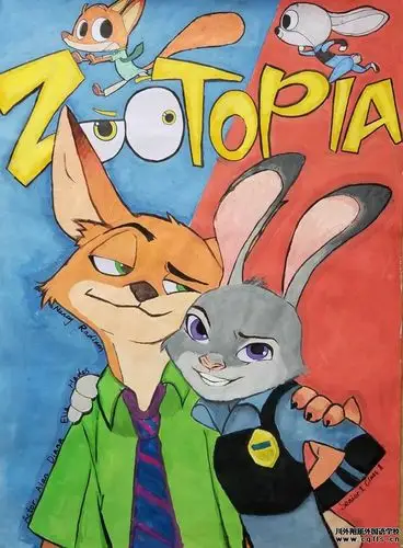 重外(本部)27届外语节高2020级,国际部节目手绘海报展