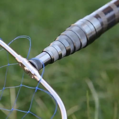 加长伸缩碳素抄网杆大物超硬5/6/7/8/9米长割草捞鱼抄鱼打窝网竿