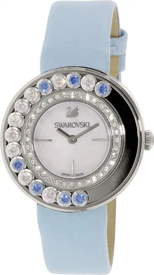 swarovski 施华洛世奇 lovely冰蓝皮带手表1187024