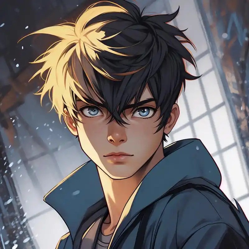 90抖音风男生漫画头像96