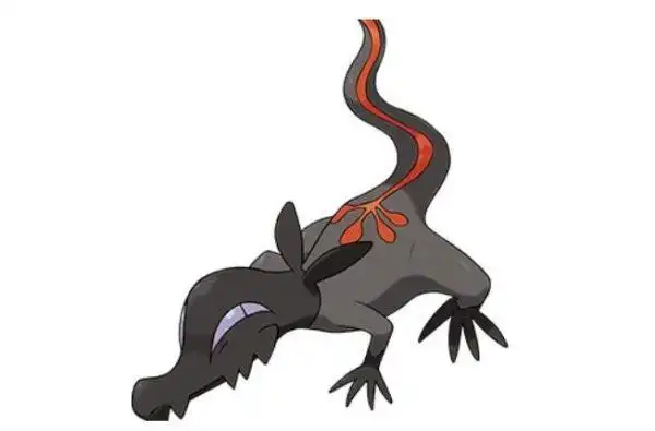 夜盗火蜥是一只毒系 火系的神奇宝贝,攻击力比较低只有44,它与其它