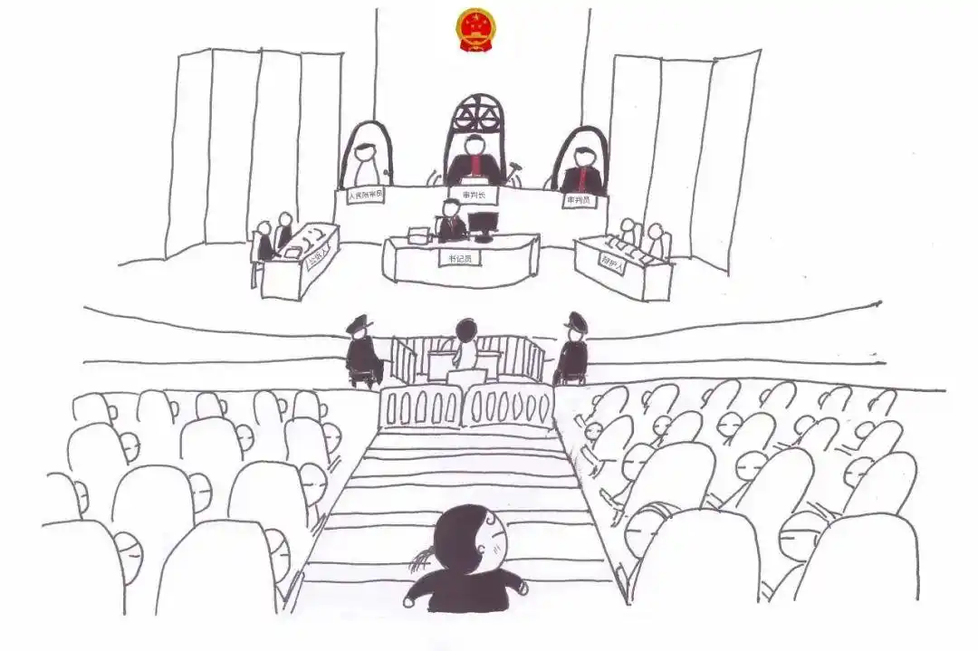 原创漫画铁法女孩大钰儿第一期年底的法院人