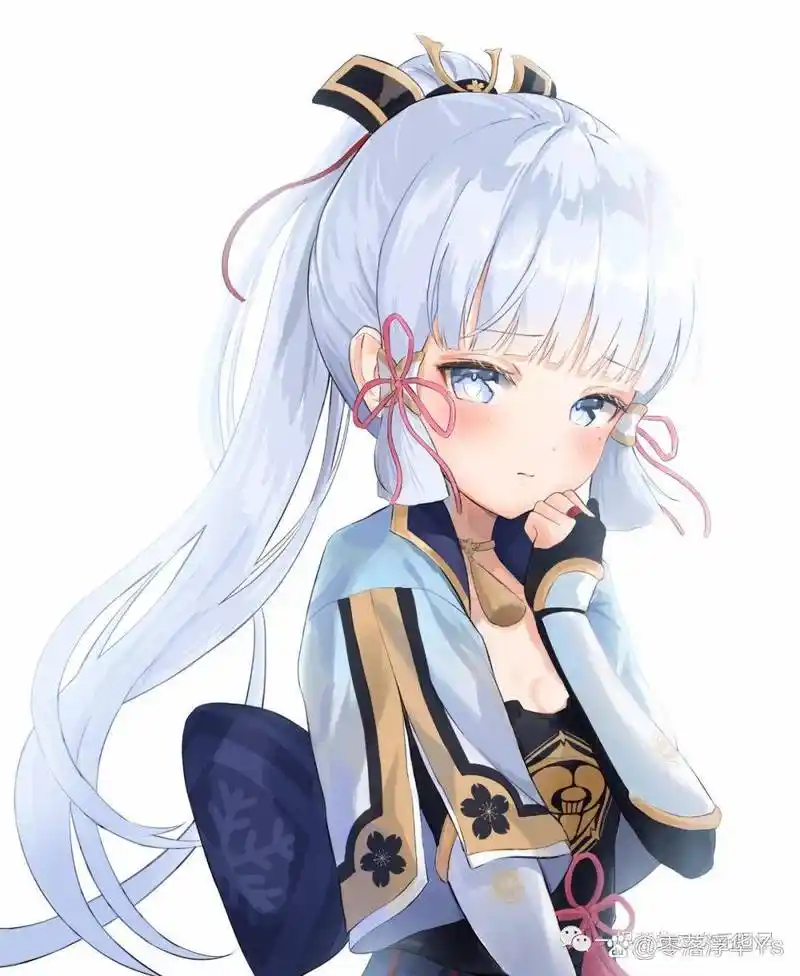 原神神里绫华# #原神# 神里绫华真的好好看,yyds.